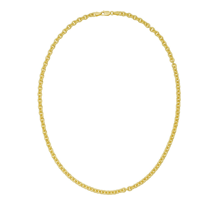 Rolo Chain 18" in Gold Plated (4.7mm) image number null
